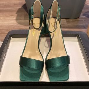 Brand new Emerald Green heels from Lulus
